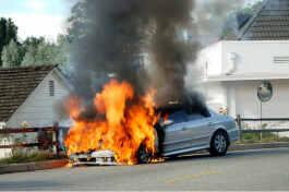 incendio de un coche